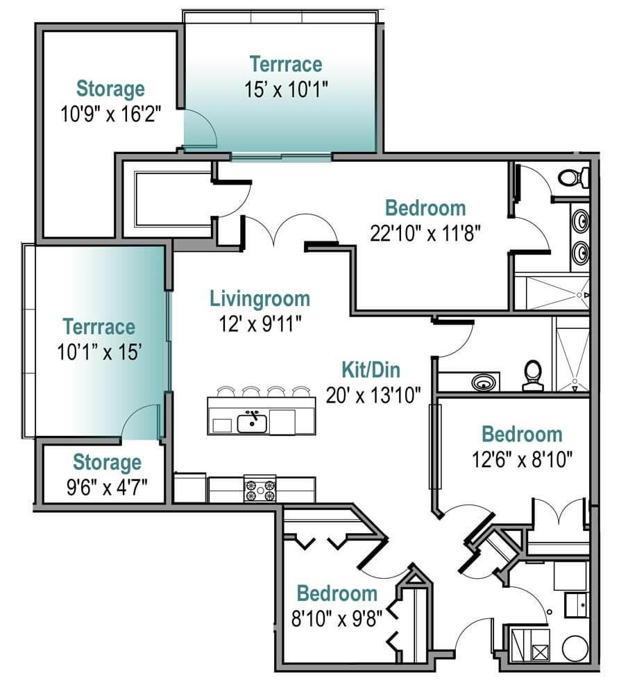 Floor Plan: BBB